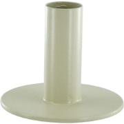 Candleholder - Basic - Metal - Beige - 8x8x6,5cm