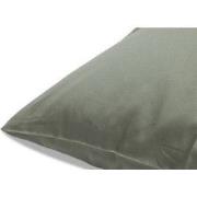Kussensloop - Katoen Satijn Olijfgroen