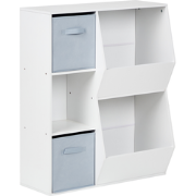 DARLOT - Boekenkast - Lichtblauw - Vezelplaat