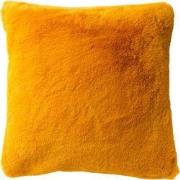 Dutch Decor ZAYA - Sierkussen 45x45 cm - bontlook - effen kleur - Gold...
