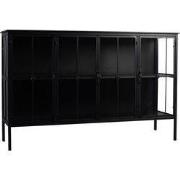 PTMD Cave Black Iron Cabinet Low