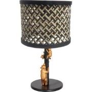 Anne Lighting - tafellamp - Animaux - zwart - bamboe metaal - Ø 20cm -...