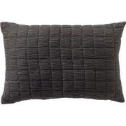 Dutch Decor REZA - Kussenhoes 40x60 cm - Charcoal Gray - antraciet - D...