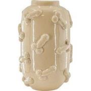 Vase - Dick - Ceramics - Beige - 17x17x27cm