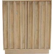 Dressoir Naturel Mangohout - 80x40x91cm - Nika