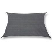 hanSe® Schaduwdoek Rechthoek Waterafstotend 4x7 m Zonnedoek Grijs