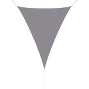 hanSe® Schaduwdoek Driehoek Gelijkbenig Waterdoorlatend 4x5x5 m Grijs