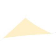 hanSe® Schaduwdoek Driehoek 90° Waterdoorlatend 3x4x5 m Creme