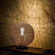 Tafellamp 1-Lichts - Zwart - Metaal - Ø30cm - Lamp Rose