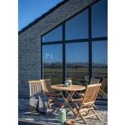 Eettafel Teakhout Ø100cm - Naturel - Buitentafel