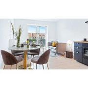 House Nordic Eetkamerstoel Geneve Velvet Grijs - Set van 2