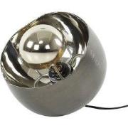 Tafellamp Metaal - Industrieel - 28x28x28cm - Mirror