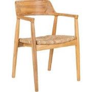 House Nordic Eetkamerstoel Getafe Hout Naturel - Set van 2