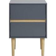 Nachtkastje Donkergrijs - 40x35x55cm - Bisley