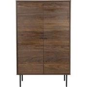 Kabinetkast Bruin - 2 Deuren - 40x80x130cm - Stripes