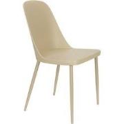 Eetkamerstoel Beige - Staal - Zithoogte 47cm - 53x46x85cm - Pip - Set ...