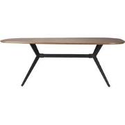 Eettafel Bruin - Organisch Rechthoek - 180x90x75cm - Chase