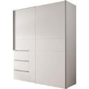 Meubella - Kledingkast Walter - Wit - 170 cm