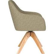 Housecraft Living Otis Eetkamerstoel Draaibaar Hout Pistache groen