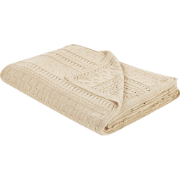 DAULET - Bedsprei - Beige - 150 x 200 cm - Katoen