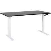 DESTINES - Verstelbaar bureau - Zwart/Wit - Spaanplaat