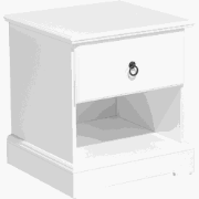 GILBERT - Bijzettafel - Wit - MDF