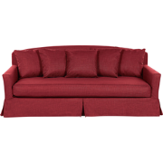GILJA - Driezitsbank - Rood  - Polyester