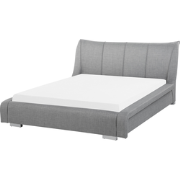 NANTES - Waterbed - Lichtgrijs - 140 x 200 cm - Polyester