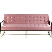 MARSTAL - Slaapbank 3-zits - Goud - Fluweel