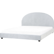 VAUCLUSE - Tweepersoonsbed - Lichtblauw - 180 x 200 cm - Stof