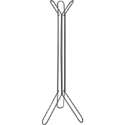 BRITTON - Kapstok - Zwart - IJzer