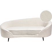 SAVAR - Driezitsbank - Wit - Bouclé