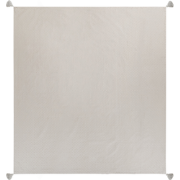 LINDULA - Sprei - Taupe - 220 x 200 cm - Katoen