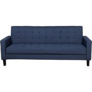 VEHKOO  - Slaapbank 3-zits - Donkerblauw - Polyester