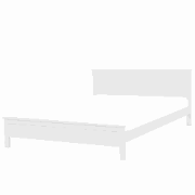 OLIVET - Tweepersoonsbed - Wit - 180 x 200 cm - Dennenhout