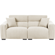 FAUSKAN - Driezitsbank - Lichtbeige - Polyester