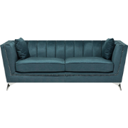 GAULA - Driezitsbank - Blauwgroen - Fluweel