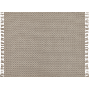 BERE - Bedsprei - Taupe - 150 x 200 cm - Katoen