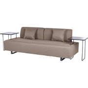 SOKNA - Driezitsbank - Lichtbruin - Polyester