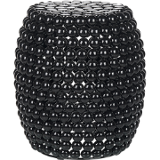 UHANA - Bijzettafel S - Zwart - Synthetisch materiaal