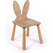 Kinderstoel met konijnenrugleuning L30 cm - MAEL