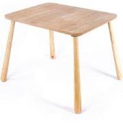 Kindertafel met massiefhouten poten L60 cm - MAEL