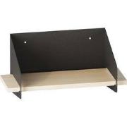 Wandplank met massief grenen plank en metaal L40 cm - WREN