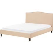 MONTPELLIER  - Tweepersoonsbed - Beige - 160 x 200 cm - Polyester