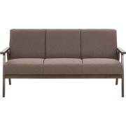 ASNES - Driezitsbank - Bruin  - Polyester