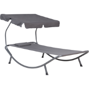 TERNO  - Strandstoel - Donkergrijs - Polyester