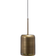 WOOOD Safa Hanglamp Verticaal - Metaal/Glas - Brass - 60x20x20