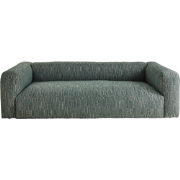 Bank in groene stof L252 cm - MADISSON