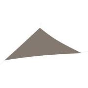 hanSe® Schaduwdoek Driehoek 90° Waterdoorlatend 3x4x5 m Taupe
