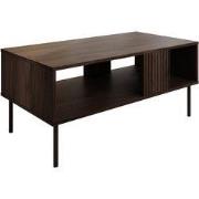 Meubella - Salontafel Tartagal - Donkerbruin eiken - 100 cm